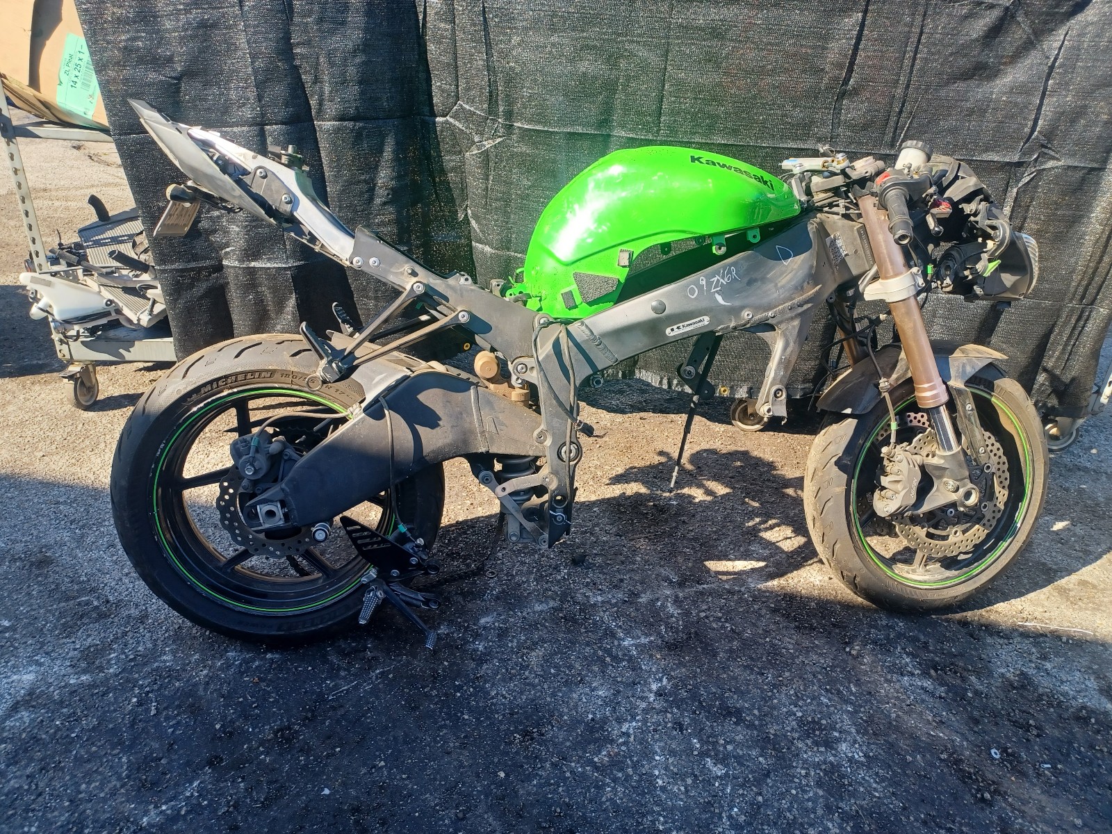 09-12 NINJA ZX6R 100% GOOD! MAIN FRAME CHASSIS | eBay